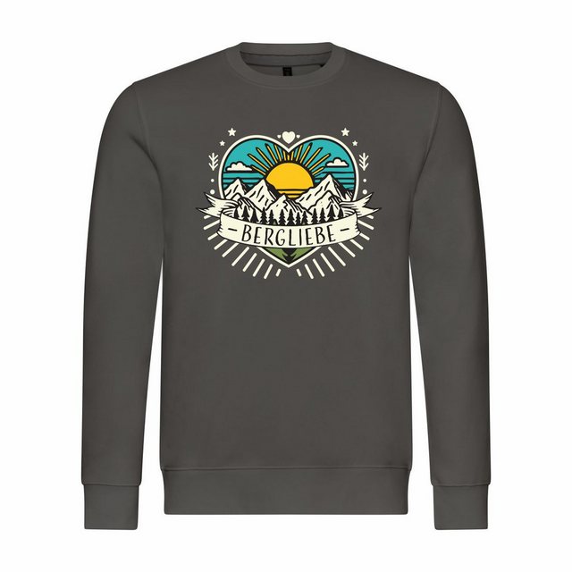 deinshirt Rundhalspullover Herren Pullover Ich Liebe die Berge Mit Print Mo günstig online kaufen