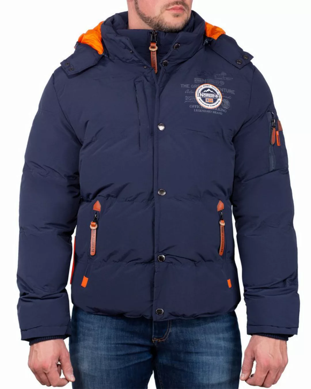 Geographical Norway Winterjacke Herren Outdoor Jacke baverveine Navy S mit günstig online kaufen