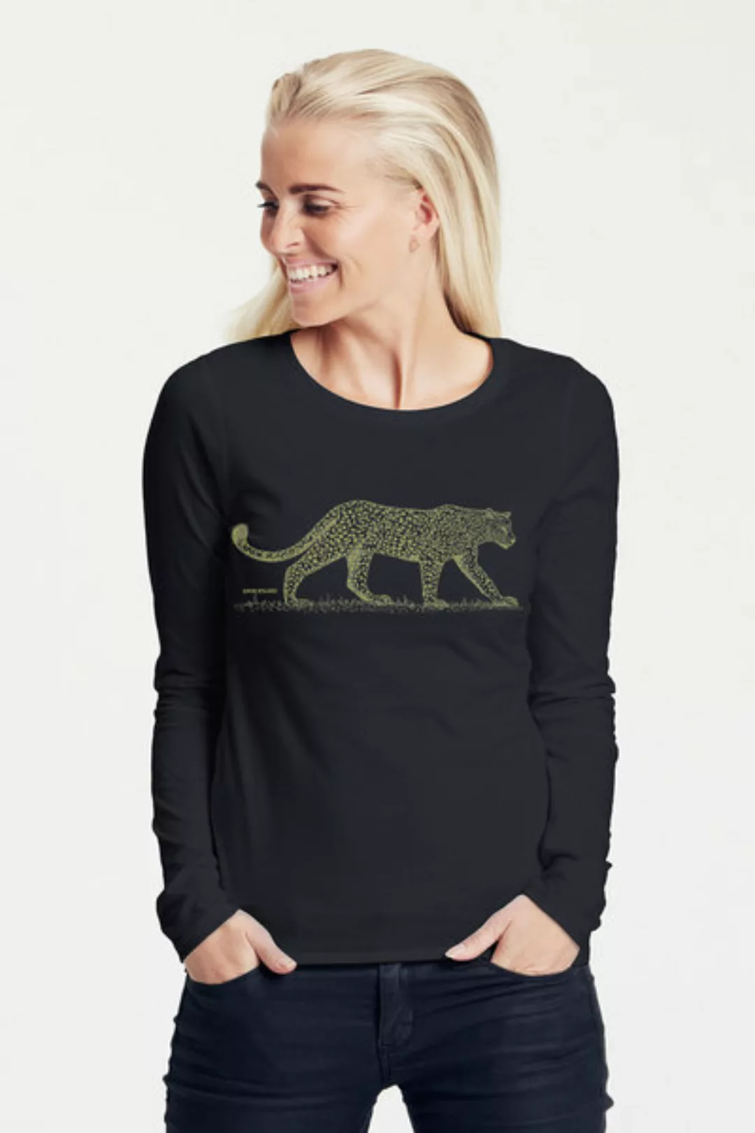 Bio-damen-langarmshirt Leopard günstig online kaufen