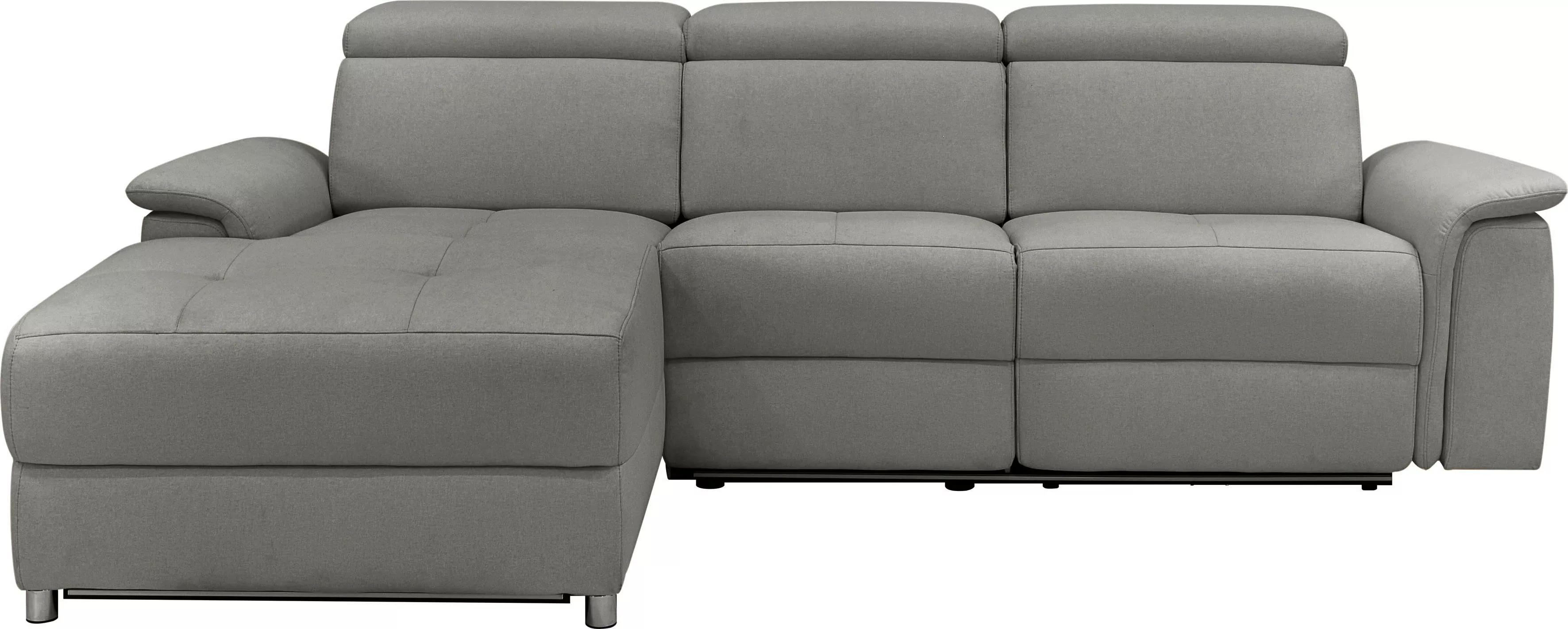 Places of Style Ecksofa "Pareli, L-Form, 259cm,m. Recamiere, Echtleder, Kun günstig online kaufen