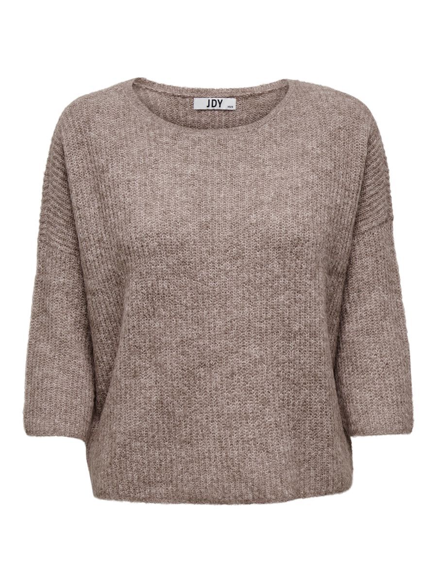 ONLY 3/4-ärmel Strickpullover Damen Grau günstig online kaufen