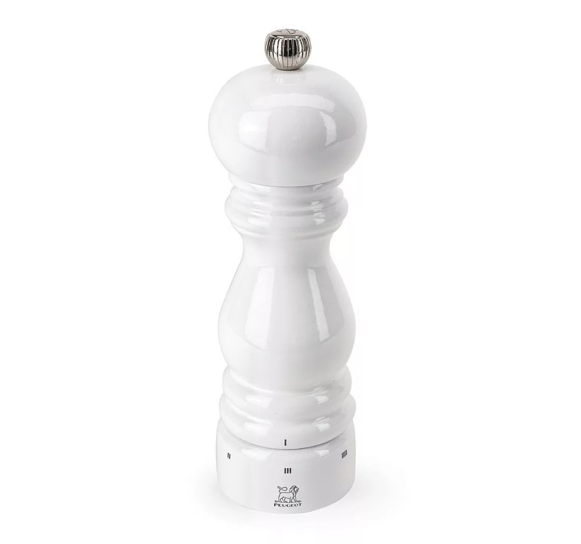 Peugeot Paris Pfeffermühle Holz Weiss Lackiert U-Select 18cm günstig online kaufen