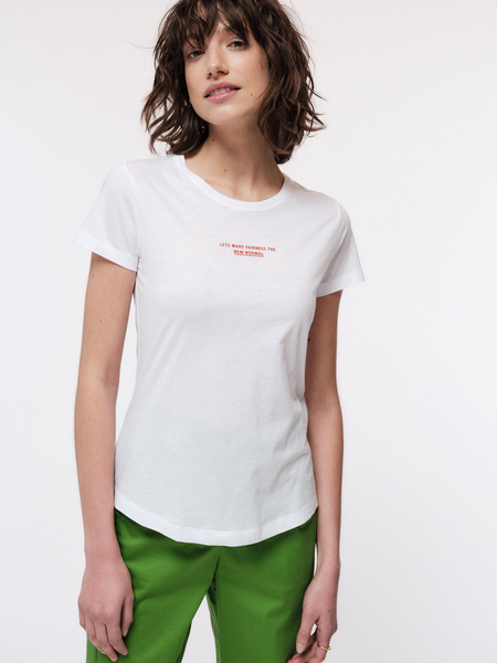 Statement Shirt "Fairness" Aus Bio-baumwolle günstig online kaufen