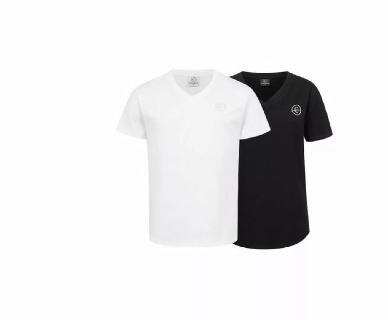 Chilled Mercury T-Shirt Baumwolle V-Ausschnitt Stretch Komfortabel Alltag S günstig online kaufen