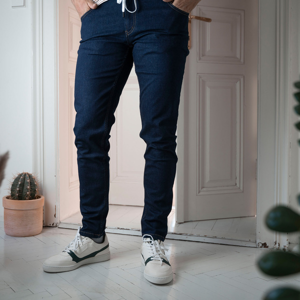 Vloki - Slim Jeans Aus Biobaumwoll-mix, Dunkelblau/hellblau/schwarz günstig online kaufen