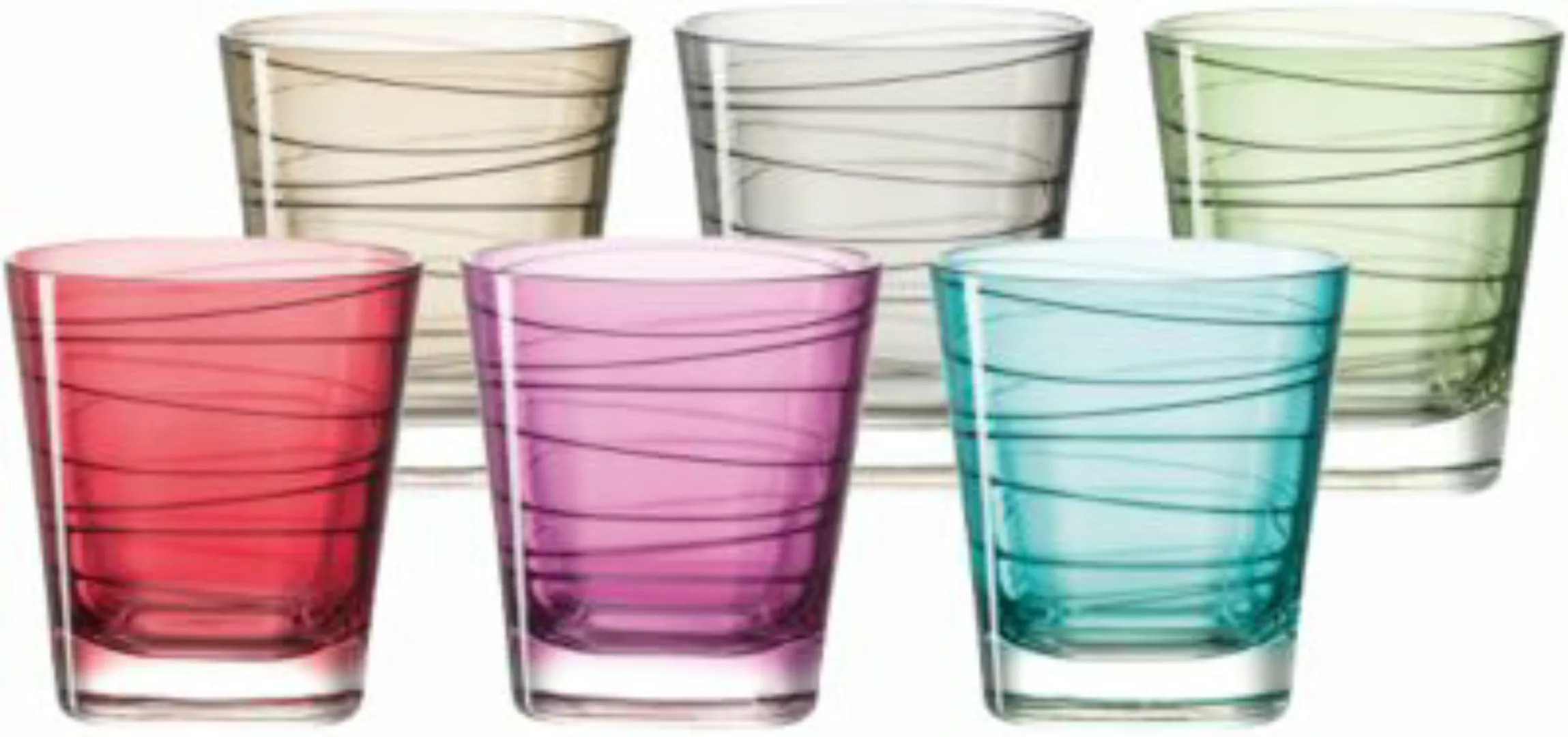 LEONARDO Gläser klein, 6er-Set  Vario ¦ mehrfarbig ¦ Glas ¦ Maße (cm): B: 2 günstig online kaufen