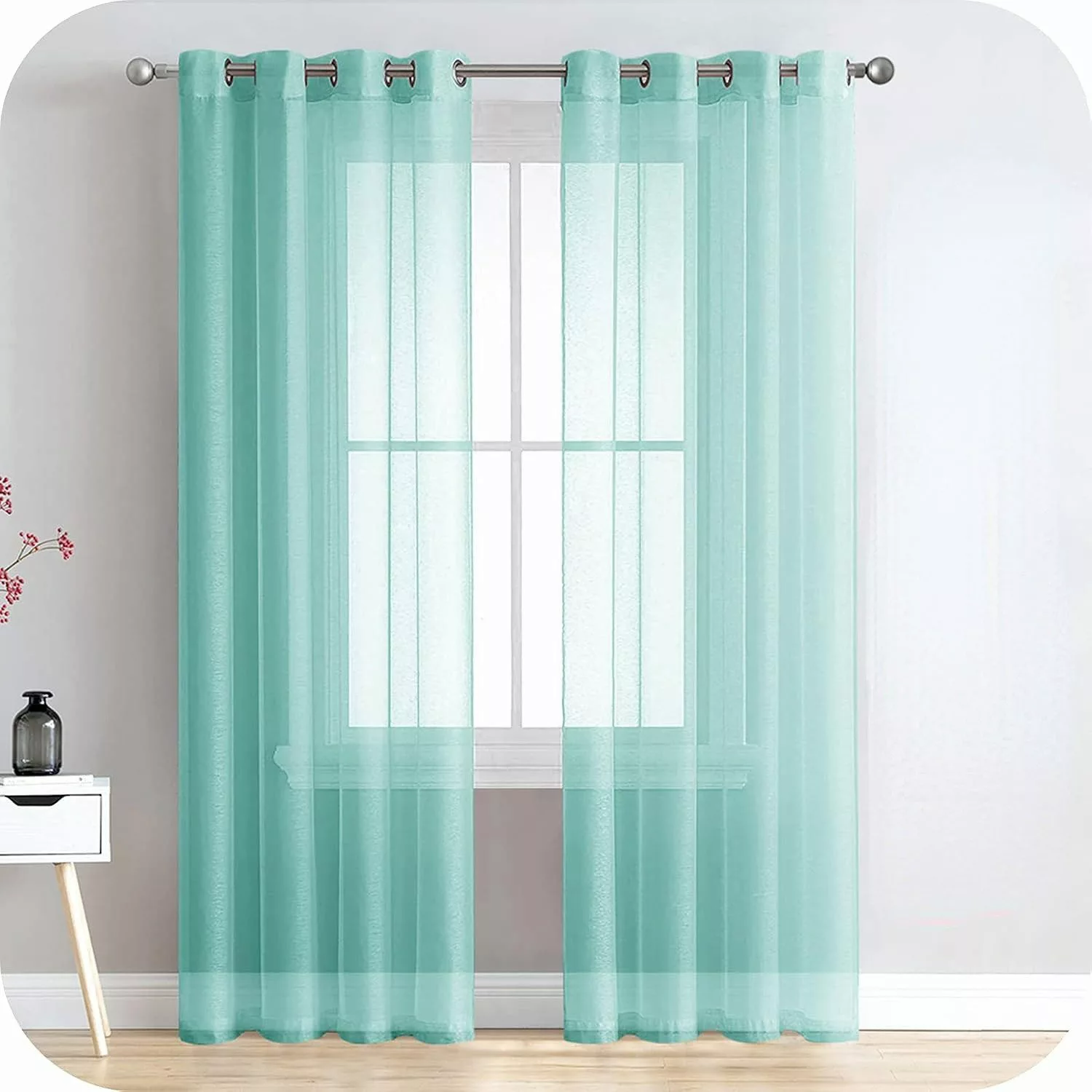 BYSURE Gardine, Ösen (2 St), transparent, günstig online kaufen