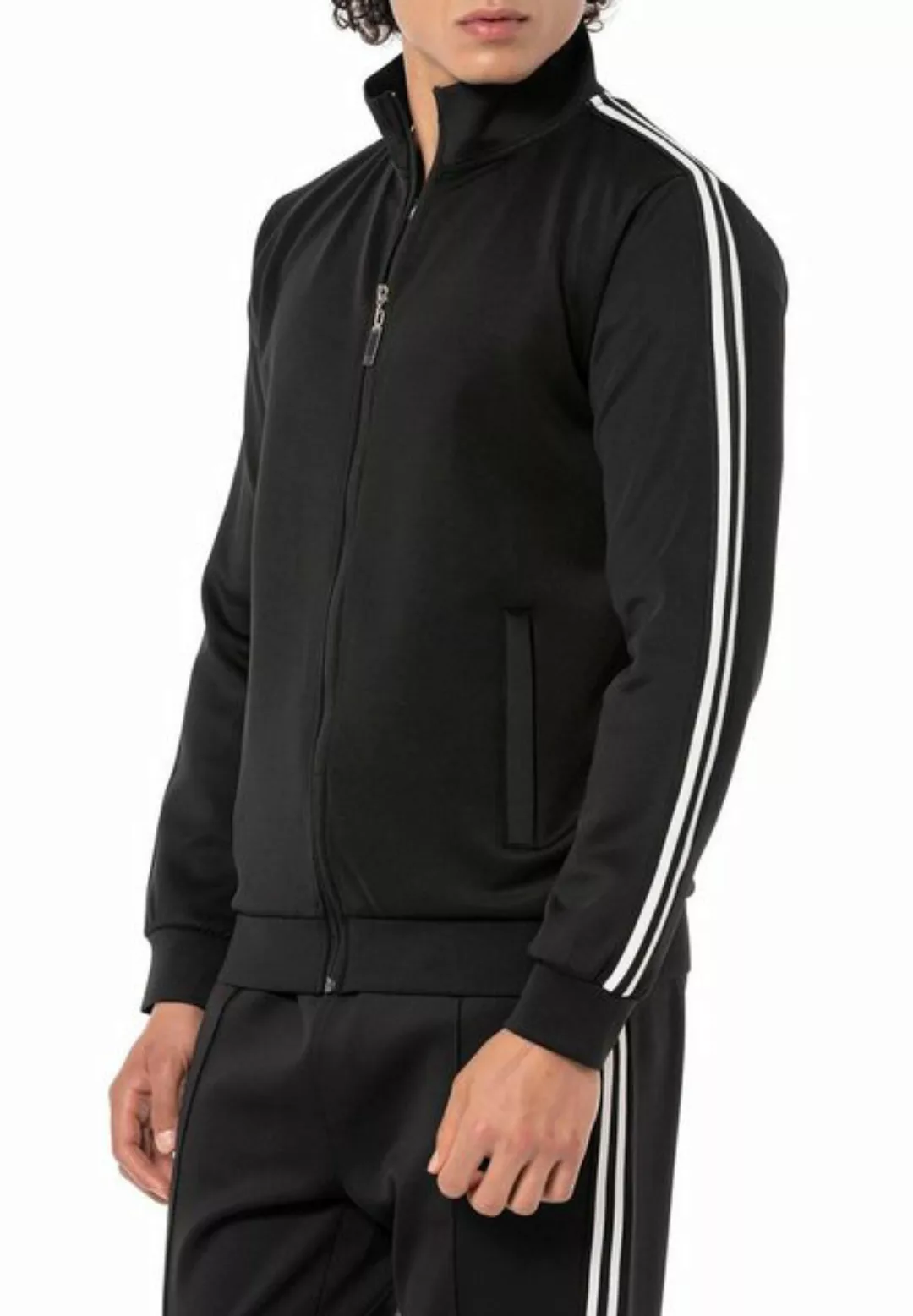 RedBridge Sweatjacke mit Streifen Sportliches Design günstig online kaufen