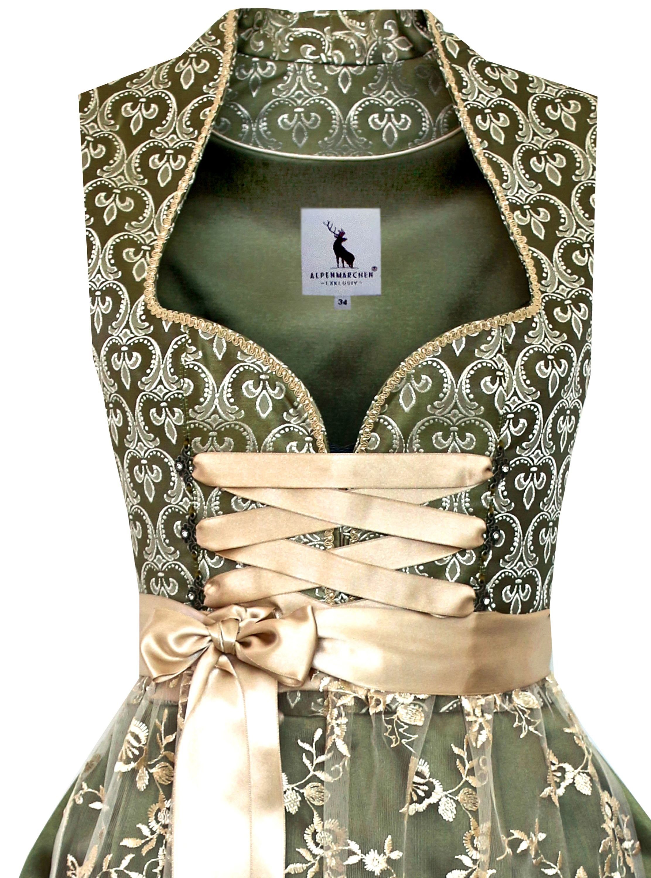 Alpenmärchen Dirndl Dirndl Liesl in grün günstig online kaufen