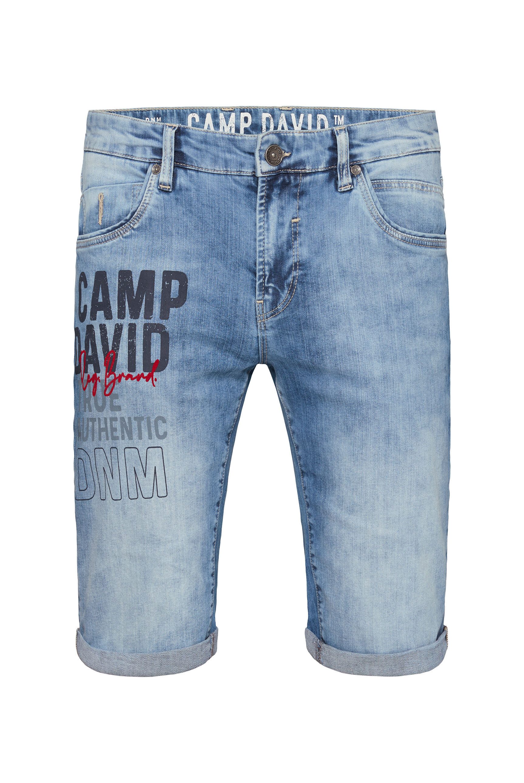 CAMP DAVID Jeansshorts, mit Turn-Up Saum günstig online kaufen