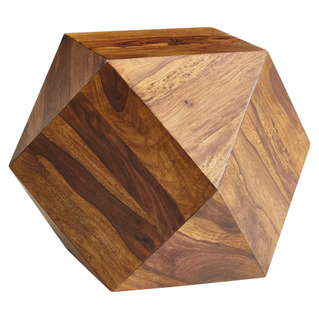 Couchtisch 57 x 42,5 x 57 cm Sheesham Massivholz Sofatisch Modern | Wohnzim günstig online kaufen