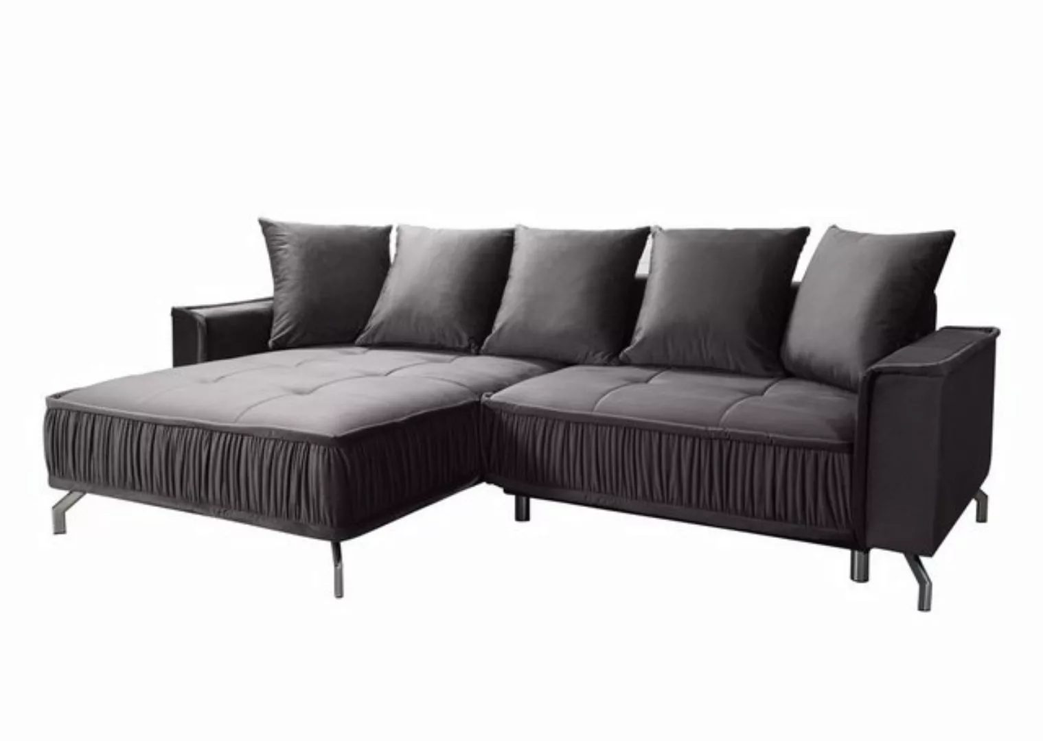 Furnix Ecksofa Degia Polstersofa in L-Form 277/173 cm mit Kissen & Armlehne günstig online kaufen