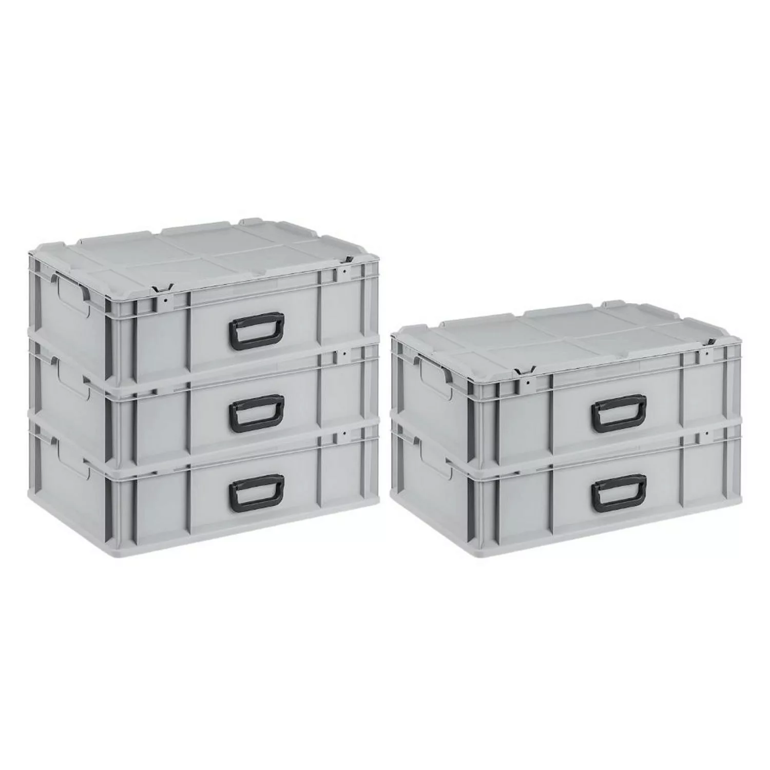 PROREGAL Spar Set 5x Eurobox Nextgen Portable HxBxT 18,5 x 40 x 60 cm 34 Li günstig online kaufen