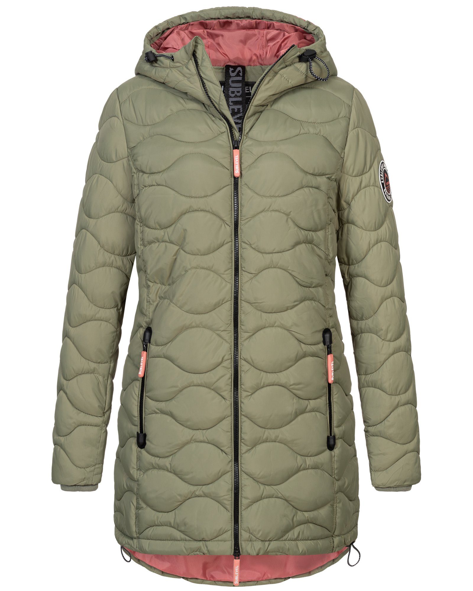 SUBLEVEL Steppjacke Damen Winter Jacke Mantel günstig online kaufen