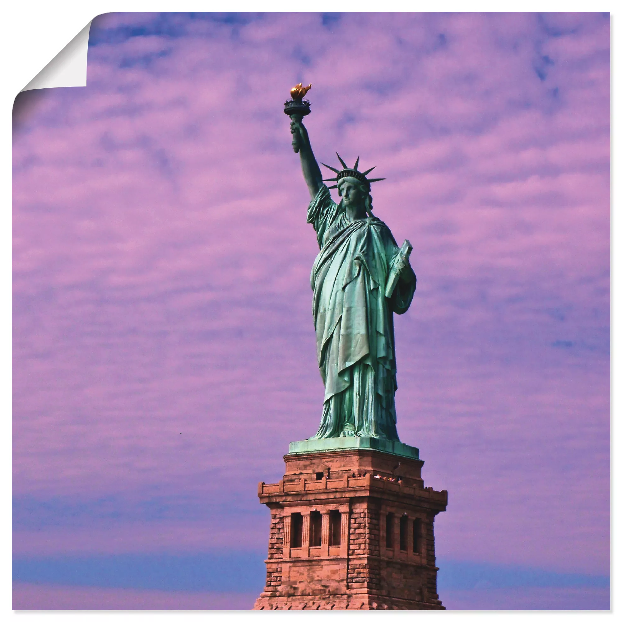 Artland Wandbild "Freiheitsstatue", Amerika, (1 St.), als Leinwandbild, Pos günstig online kaufen