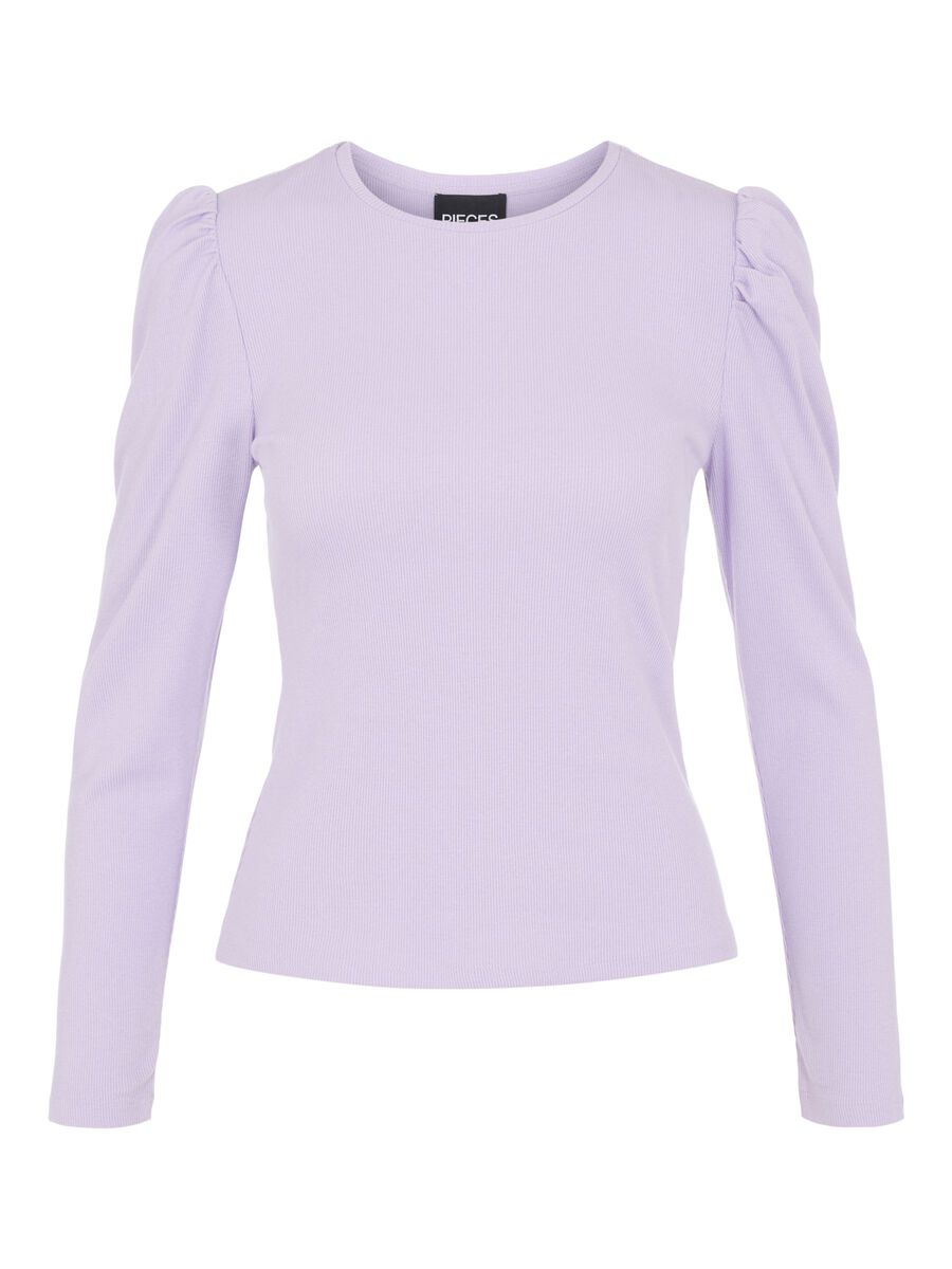 Pieces Anna Langarm-t-shirt XS Lavender günstig online kaufen
