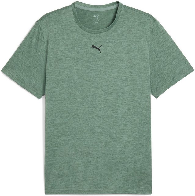 PUMA Kurzarmshirt M TAD ESSENTIALS HEATHER CAT Tee (CF small cat) GREEN MOO günstig online kaufen