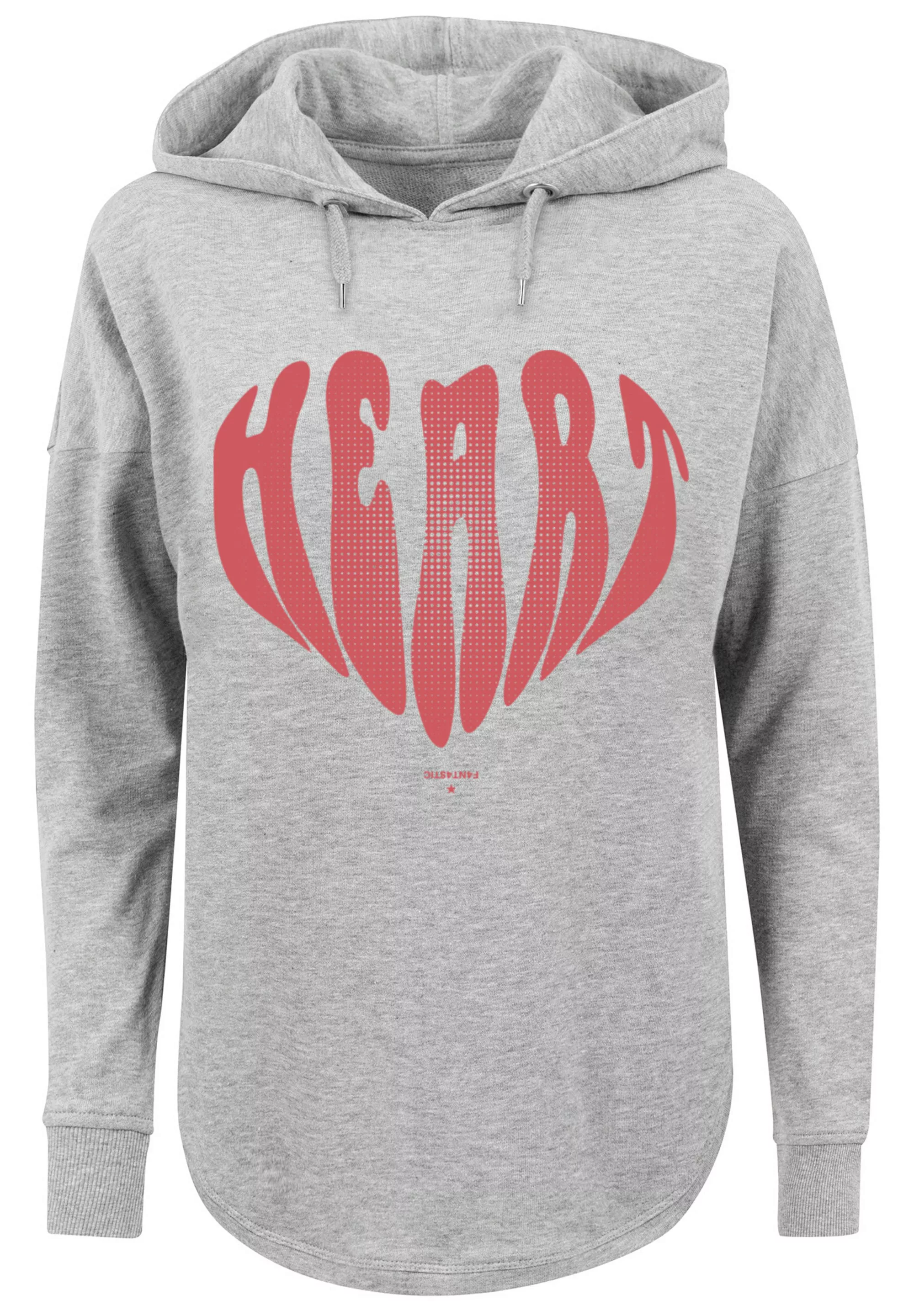 F4NT4STIC Kapuzenpullover "Valentinstag Herz Rot", Print günstig online kaufen