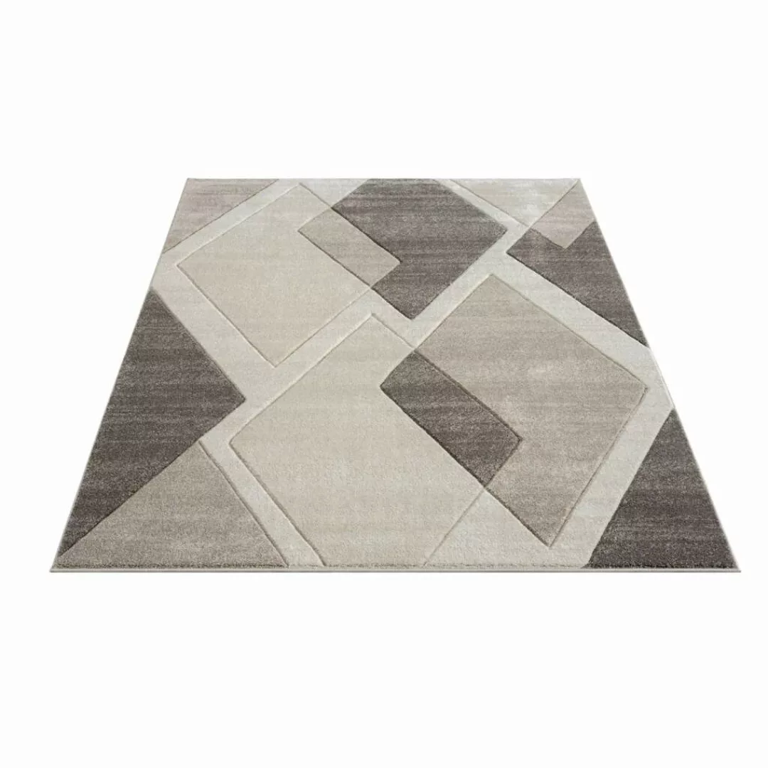 Carpet City Teppich »BONITO 7167«, rechteckig, Flachflor, Hochtief-Muster/ günstig online kaufen