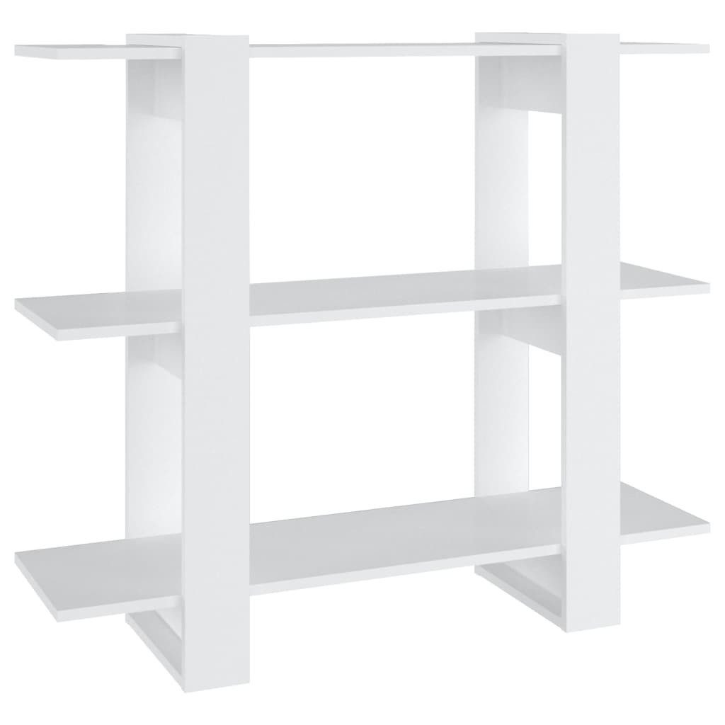 vidaXL Bücherregal Bücherregal/Raumteiler Weiß 100×30×87 cm, günstig online kaufen
