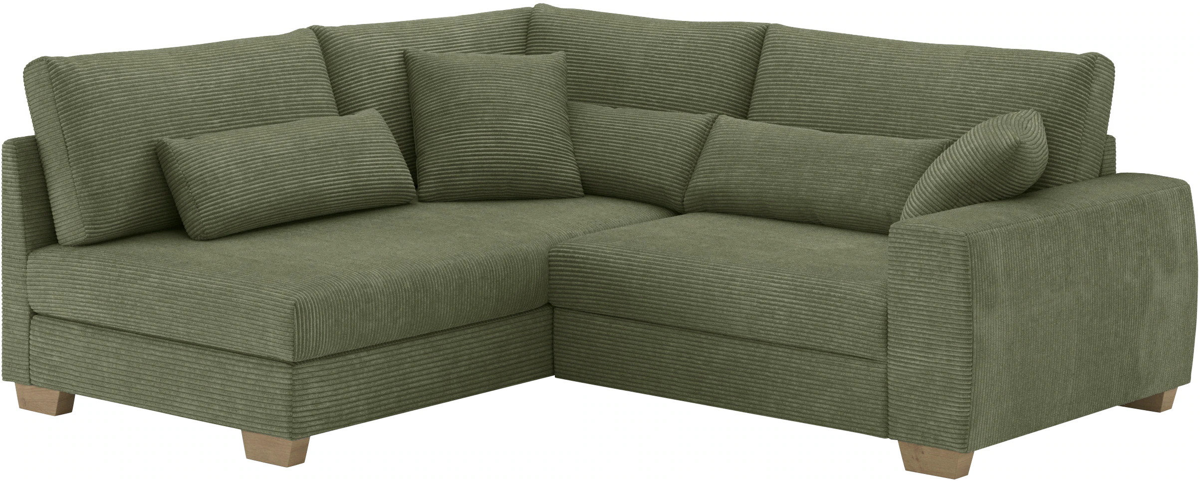 Home affaire Ecksofa "DuraSpring", mit Taschenfederkern, bis 140 kg belastb günstig online kaufen