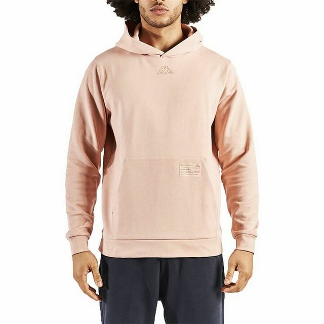 Kappa Sweater Herren Sweater mit Kapuze Kappa Rosa günstig online kaufen