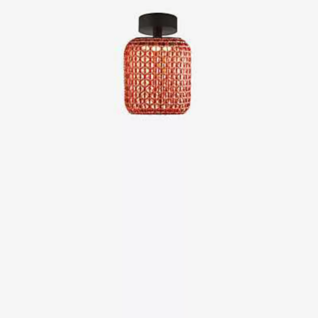 Bover Nans PF/21 LED-Außendeckenleuchte, rot günstig online kaufen