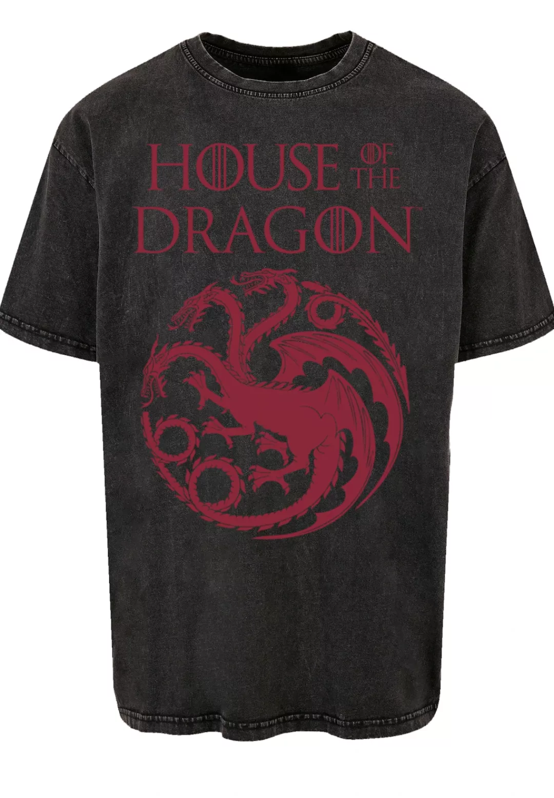 F4NT4STIC T-Shirt "House Of The Dragon Targaryen Crest Logo", Premium Quali günstig online kaufen