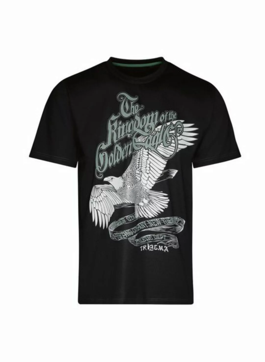 Trigema T-Shirt TRIGEMA T-Shirt mit großem Adler-Printmotiv (1-tlg) günstig online kaufen