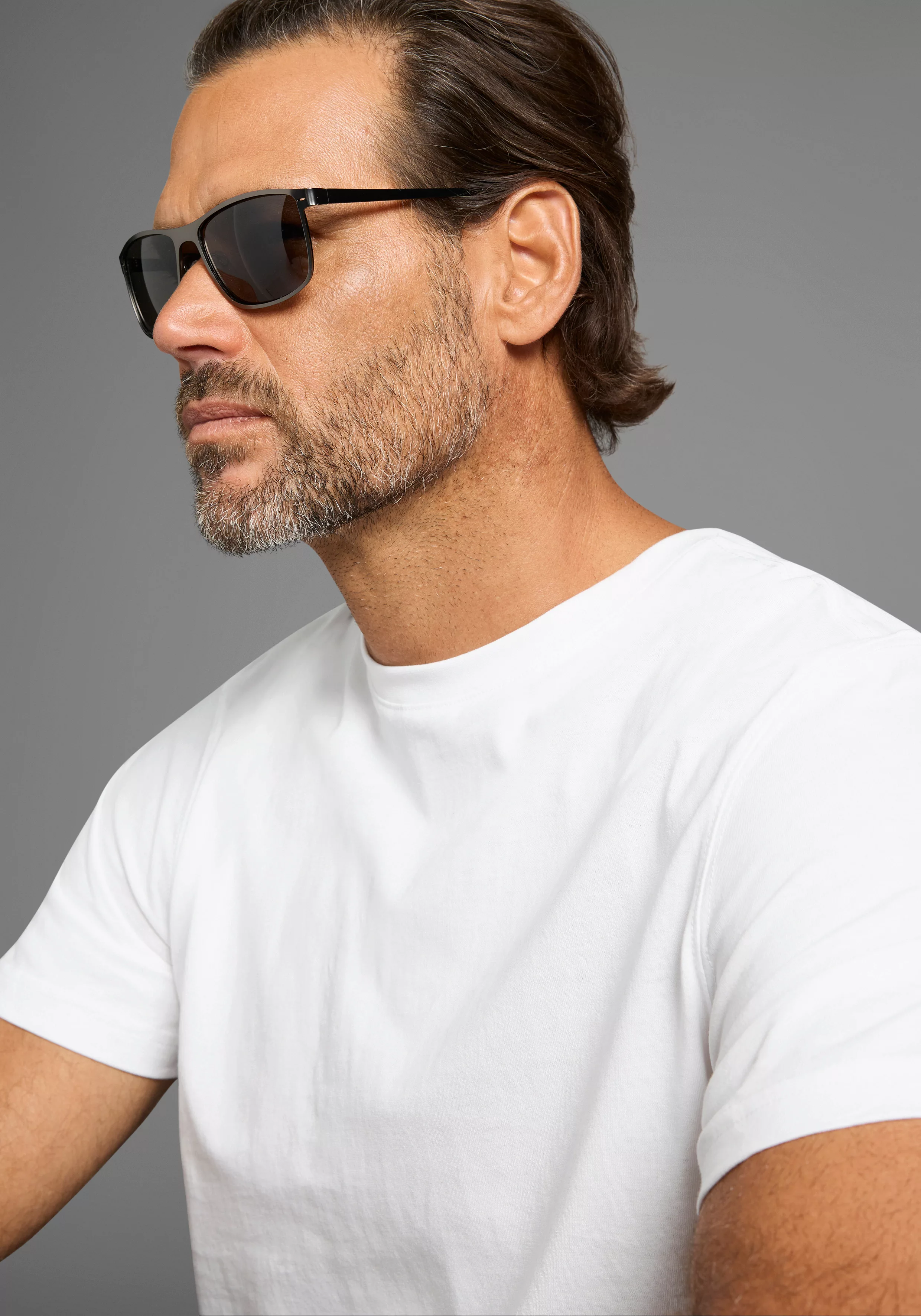 Mans World Sonnenbrille, mit matt-anthrazit farbenden Rahmen - NEW günstig online kaufen