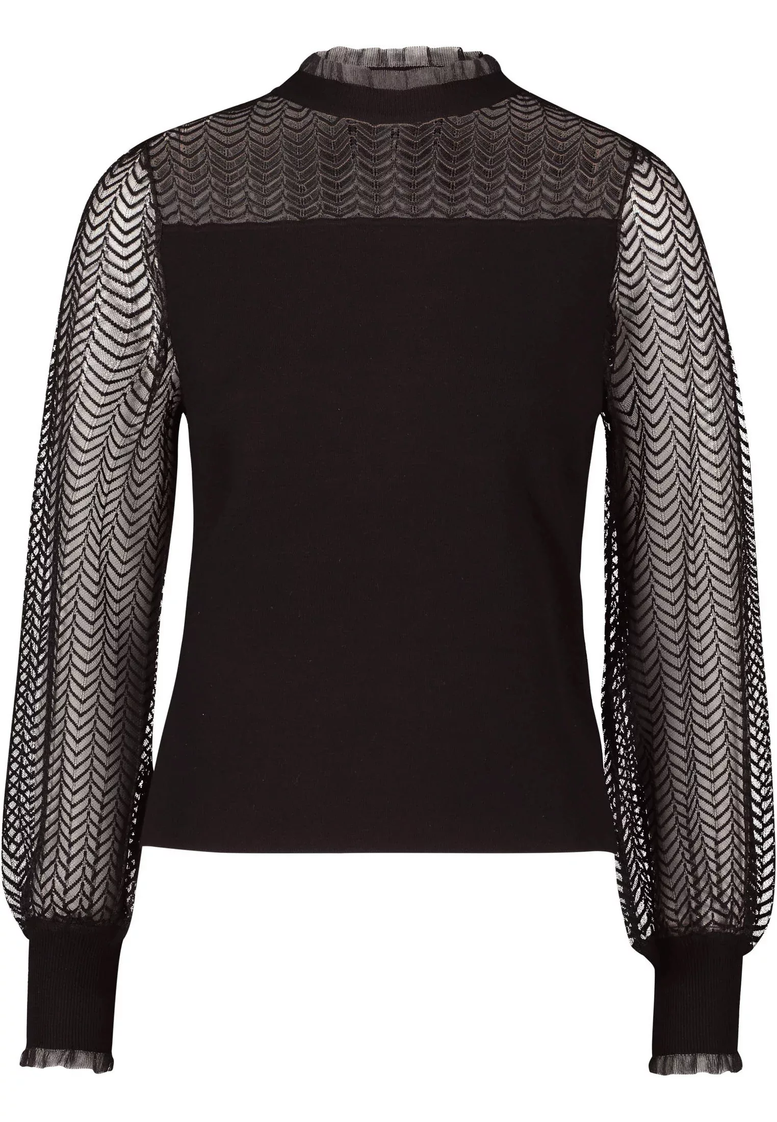 Zero Strickpullover "zero Strickpullover transparente Ärmel", weiteres Deta günstig online kaufen