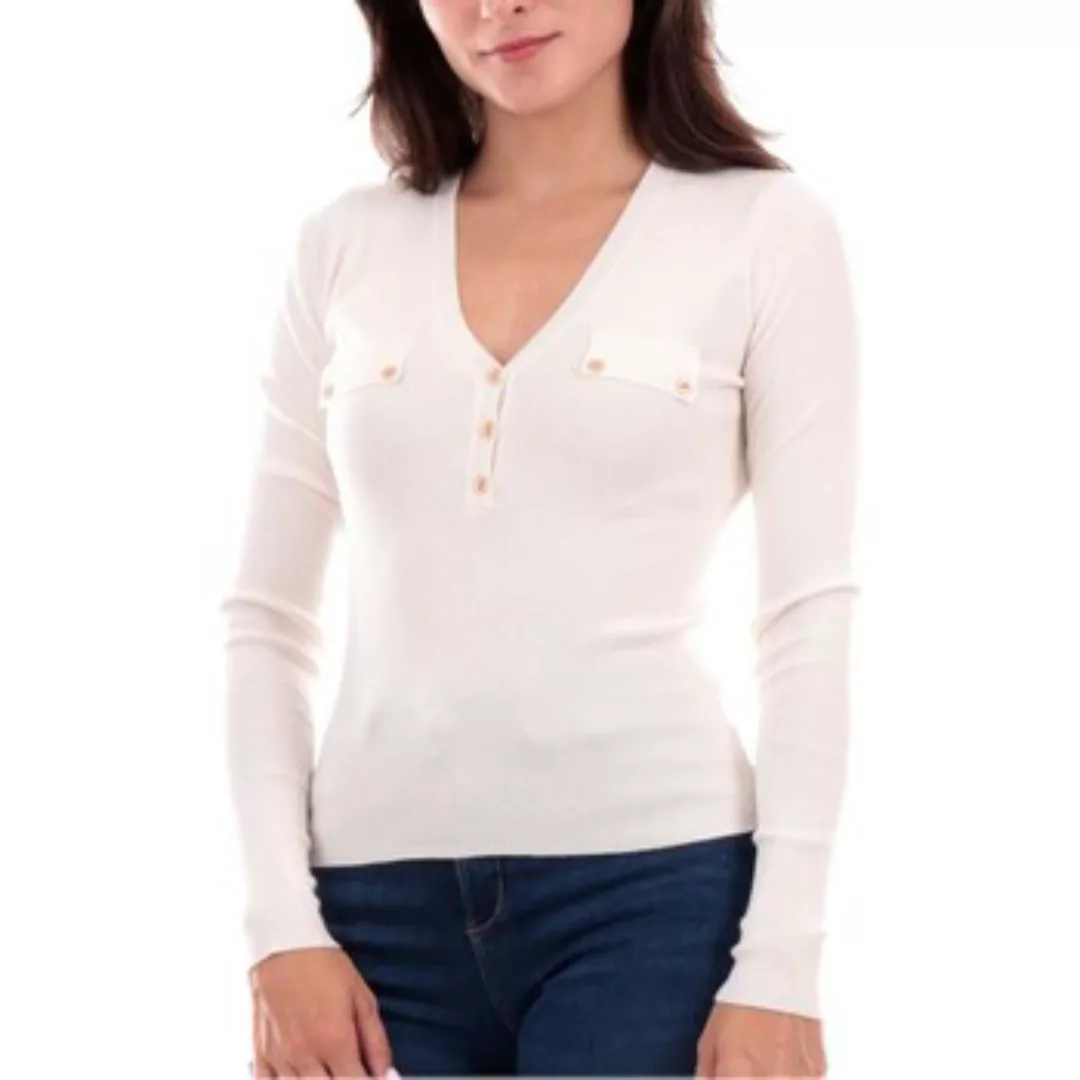 Guess  Sweatshirt Ls Flavie Henley Swtr günstig online kaufen