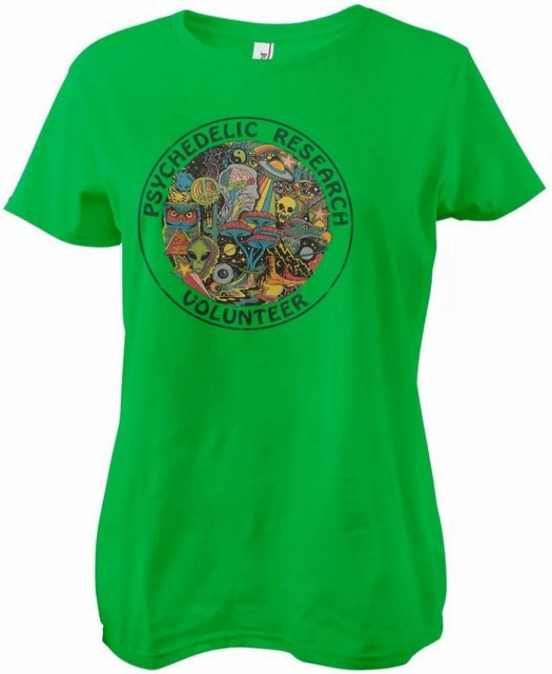 Steven Rhodes T-Shirt Psychedelic Research Volunteer Girly Tee günstig online kaufen