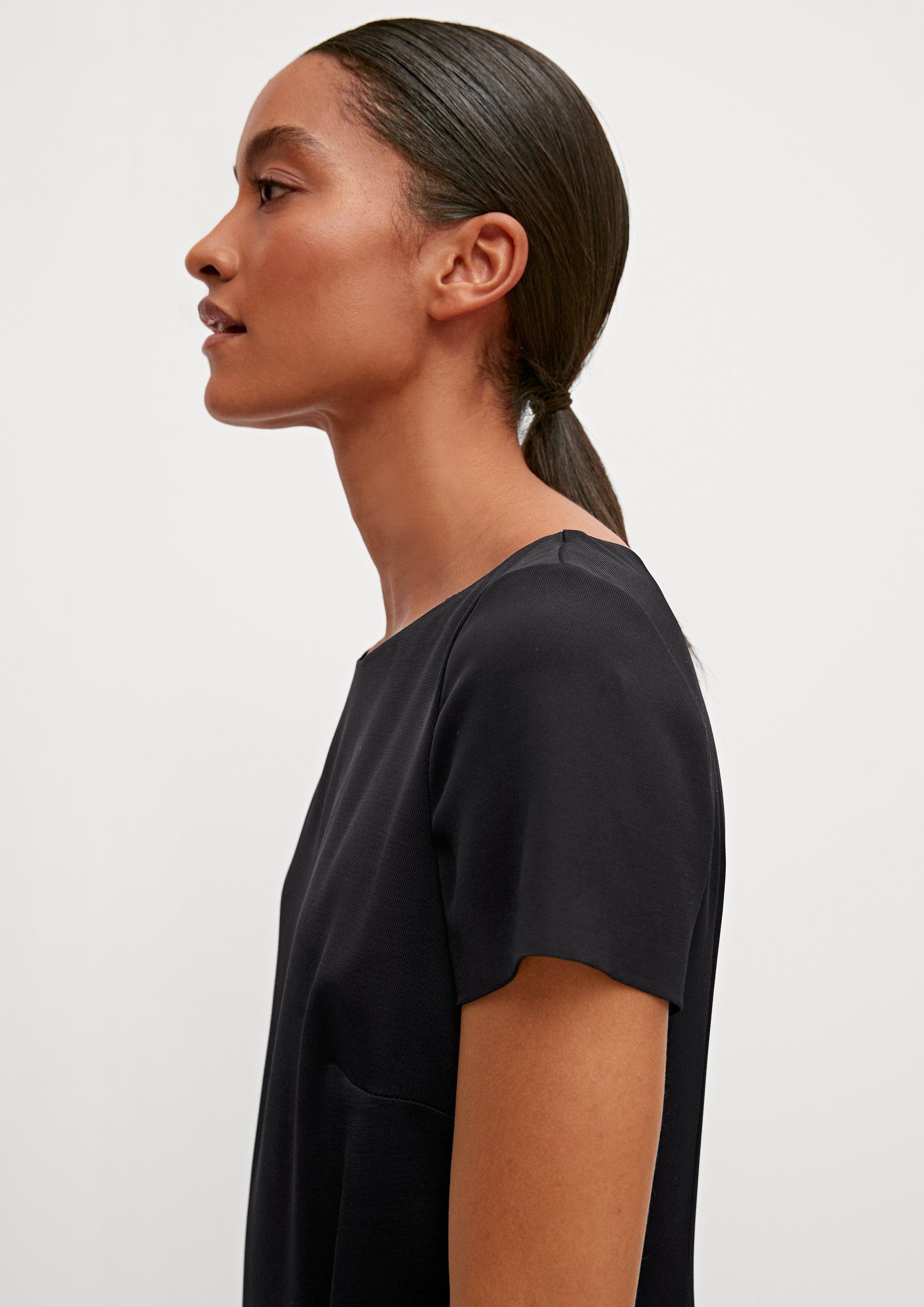 Comma Minikleid Kurzes Kleid mit U-Boot-Ausschnitt günstig online kaufen