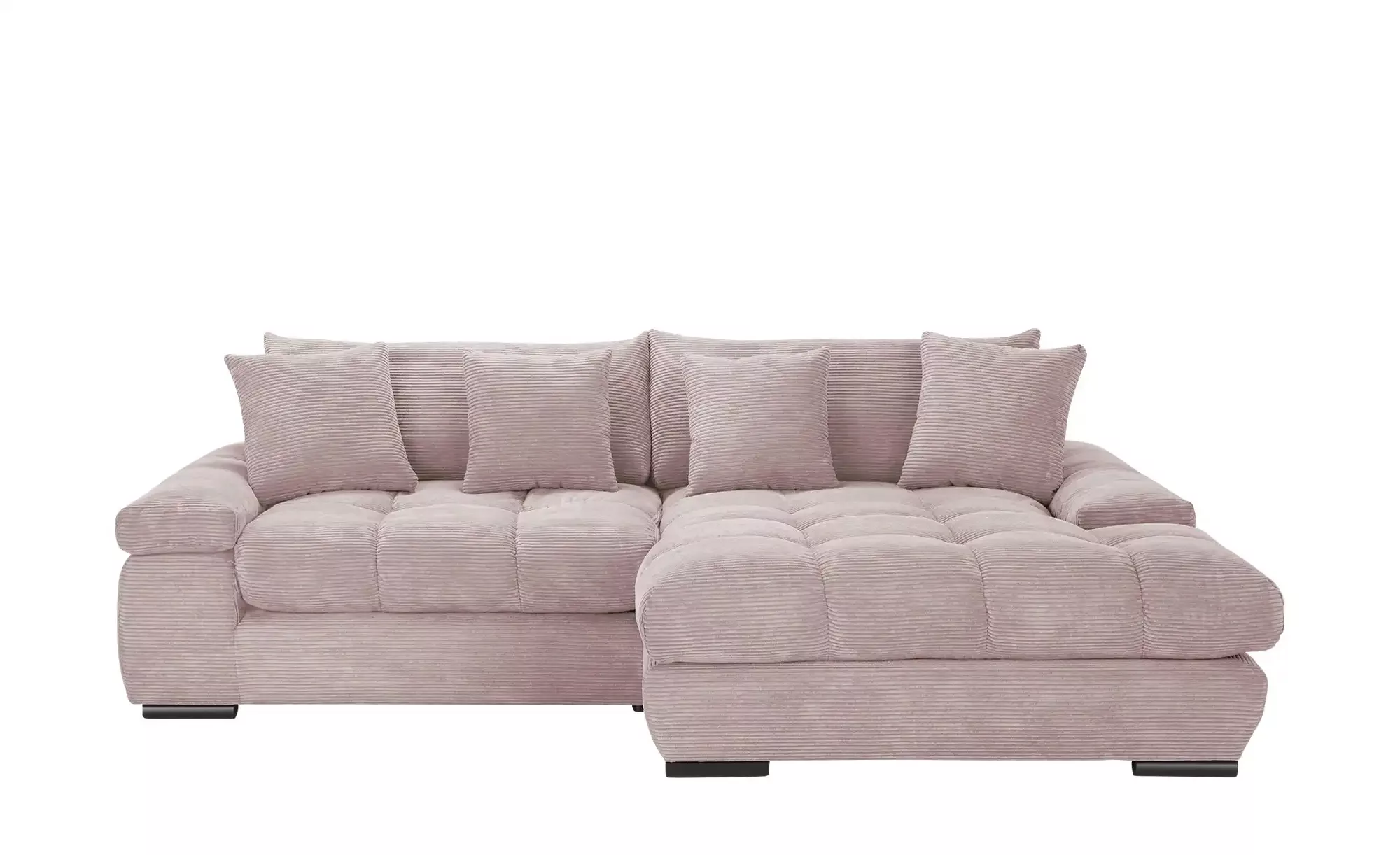 bobb Ecksofa mit trendigem Cordbezug Hella ¦ rosa/pink ¦ Maße (cm): B: 303 günstig online kaufen