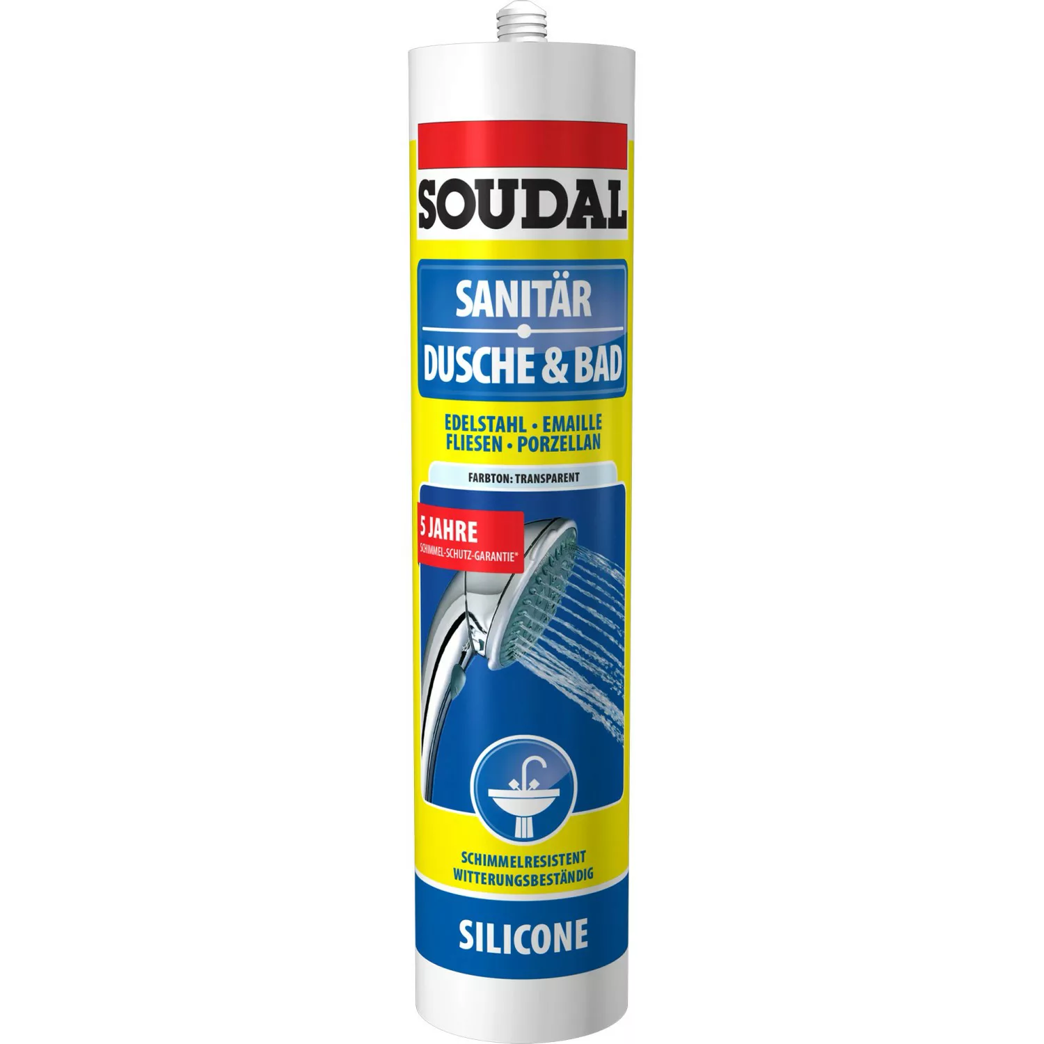 Soudal Dusche & Bad Silikon Transparent 300 ml günstig online kaufen