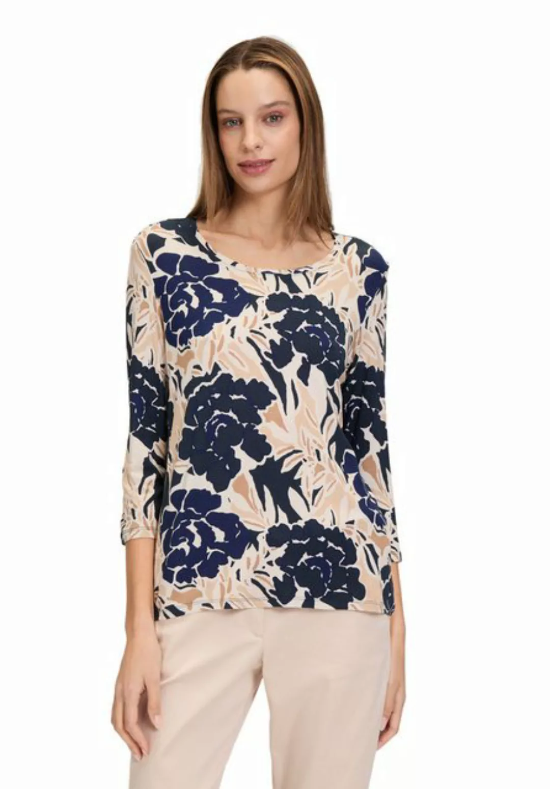 Betty Barclay 3/4-Arm-Shirt Betty Barclay Basic Shirt mit Print (1-tlg) Dru günstig online kaufen