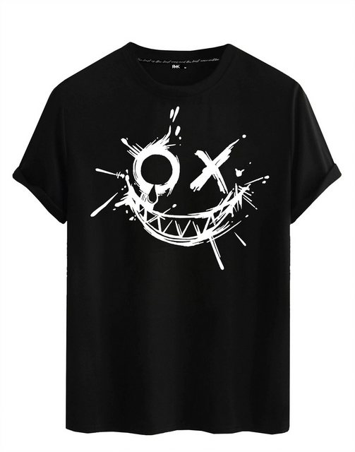 RMK T-Shirt RMK T-Shirt Herren Shirt Rundhals Vintage Smile Smiley aus 100% günstig online kaufen