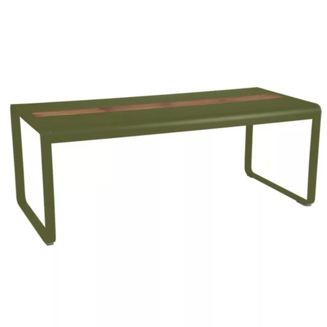 Bellevie Tisch 196 x 90cm mit Aufbewahrung Pesto günstig online kaufen