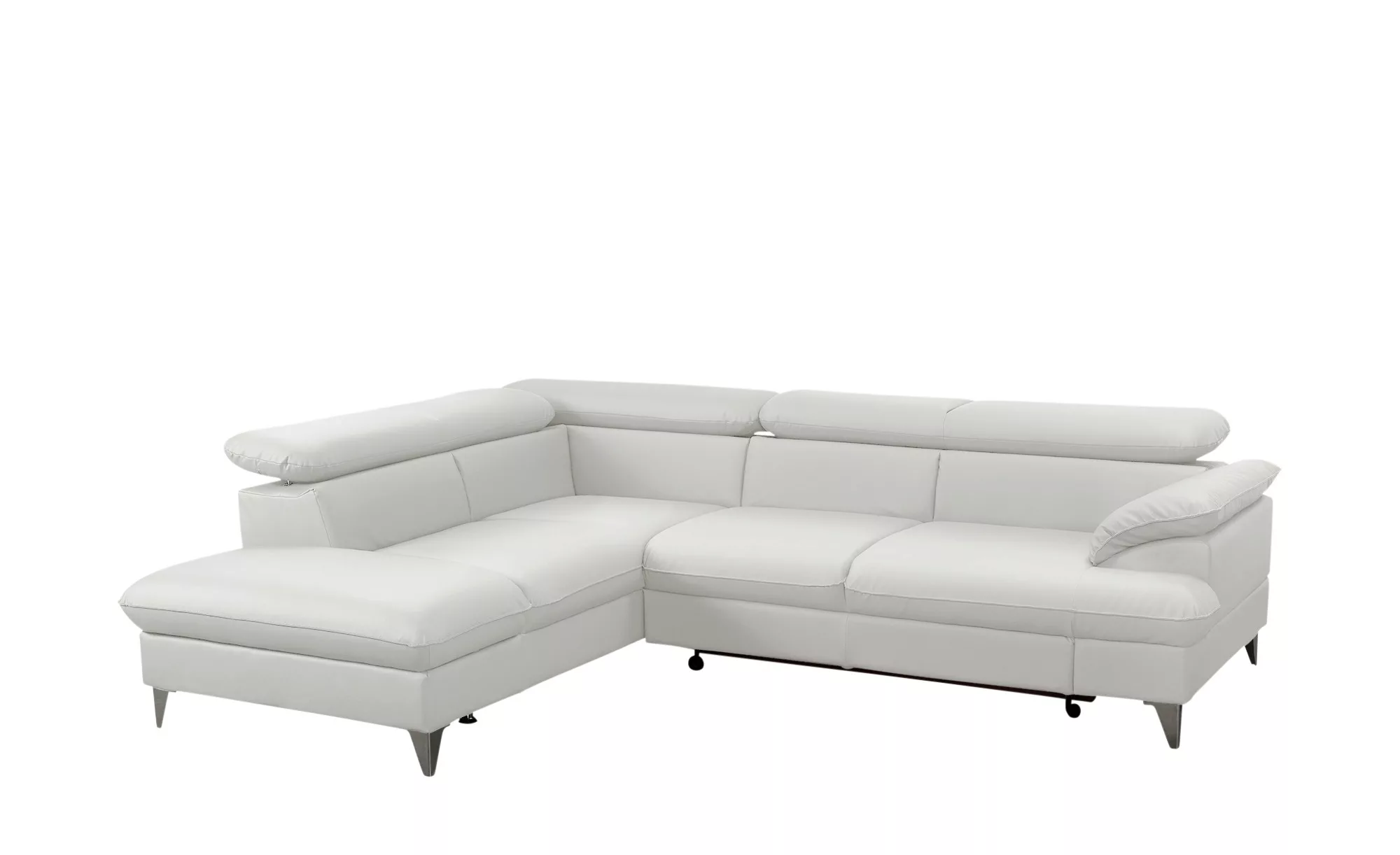 uno Ecksofa aus Kunstleder David ¦ grau ¦ Maße (cm): B: 208 H: 74 T: 256 Po günstig online kaufen