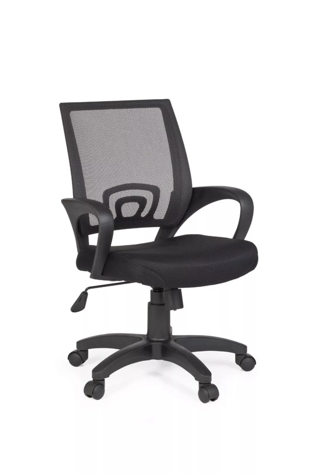 Bürostuhl Schwarz Schreibtischstuhl mit Armlehne Bürodrehstuhl Jugendstuhl günstig online kaufen