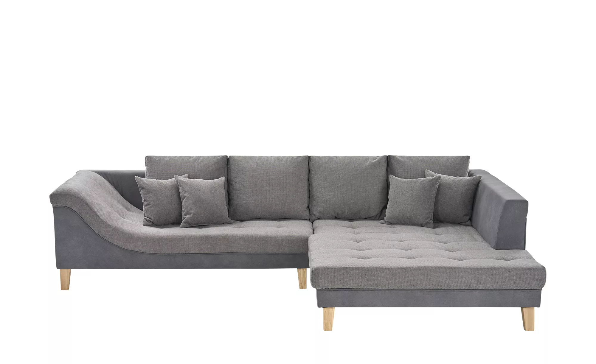 Ecksofa  Wilma ¦ grau ¦ Maße (cm): B: 302 H: 82 T: 202 Polstermöbel > Sofas günstig online kaufen