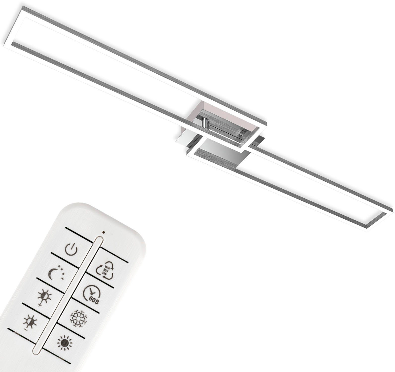 Briloner Leuchten LED Deckenleuchte 3145018 FRAME, günstig online kaufen