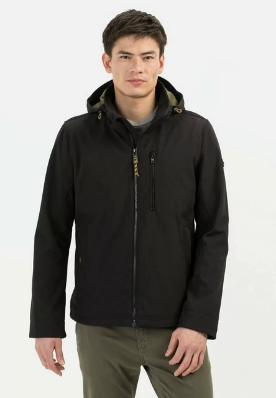 camel active Steppjacke Softshell-Jacke mit abnehmbarer Kapuze günstig online kaufen