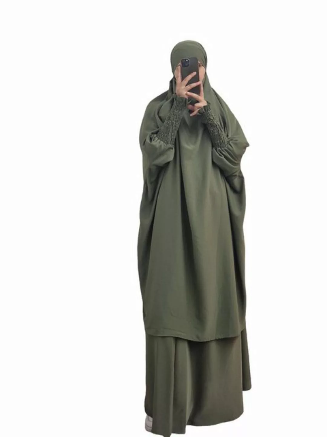 HELLO MISS Maxikleid Islamische Abaya Jilbab Set 2 Teilig Oberteil & Rock K günstig online kaufen