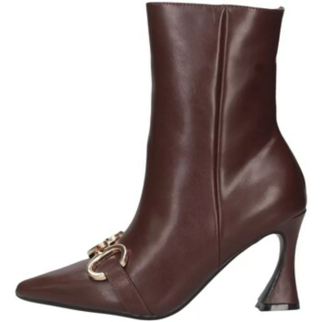 Francescomilano  Ankle Boots d10 04 Stiefeletten Frau braun günstig online kaufen