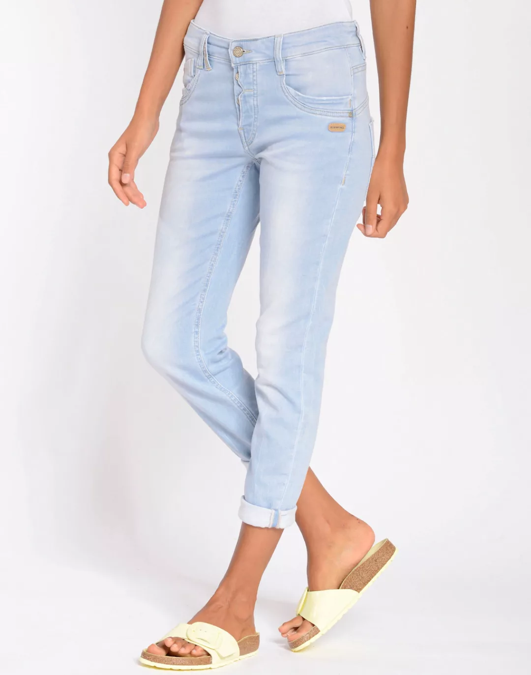 GANG 7/8-Jeans 94GERDA CROPPED mit tiefsitzenden Gesäßtaschen günstig online kaufen