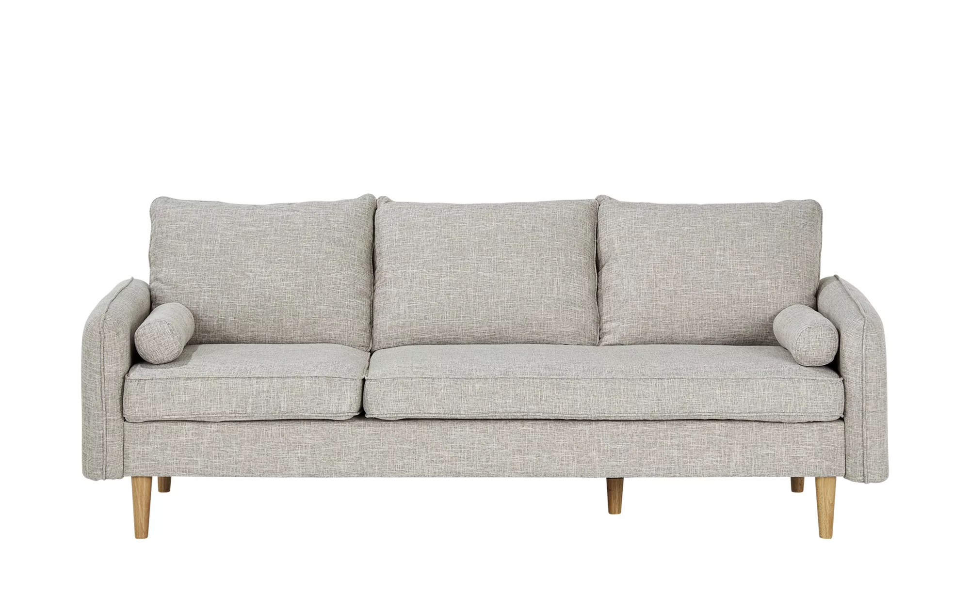 Sofa mit Hocker  Quinn ¦ grau ¦ Maße (cm): B: 210 H: 83 T: 147 Polstermöbel günstig online kaufen