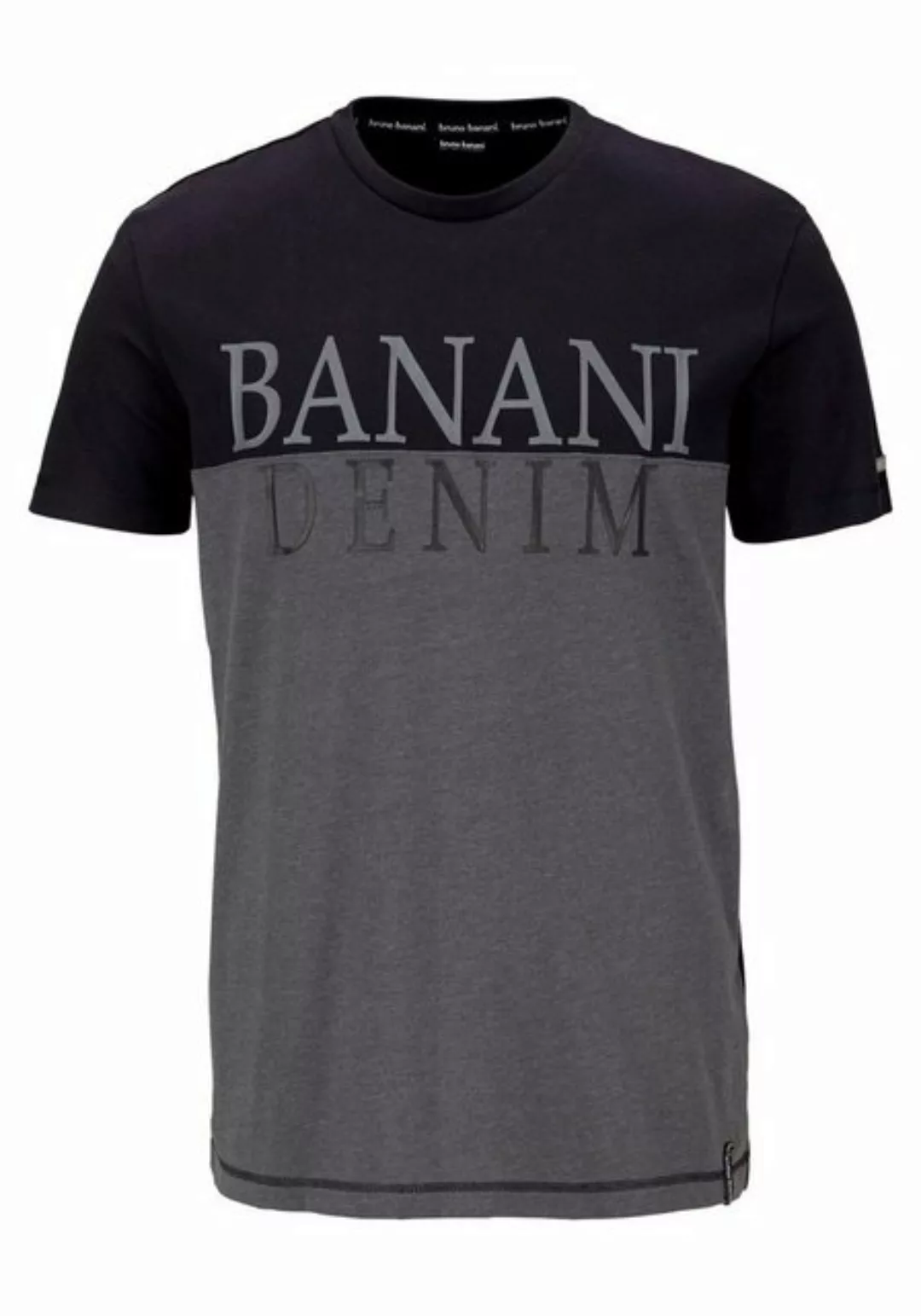 Bruno Banani T-Shirt kurzärmelig, schmal geschnitten, Casual-Stil, aus Baum günstig online kaufen