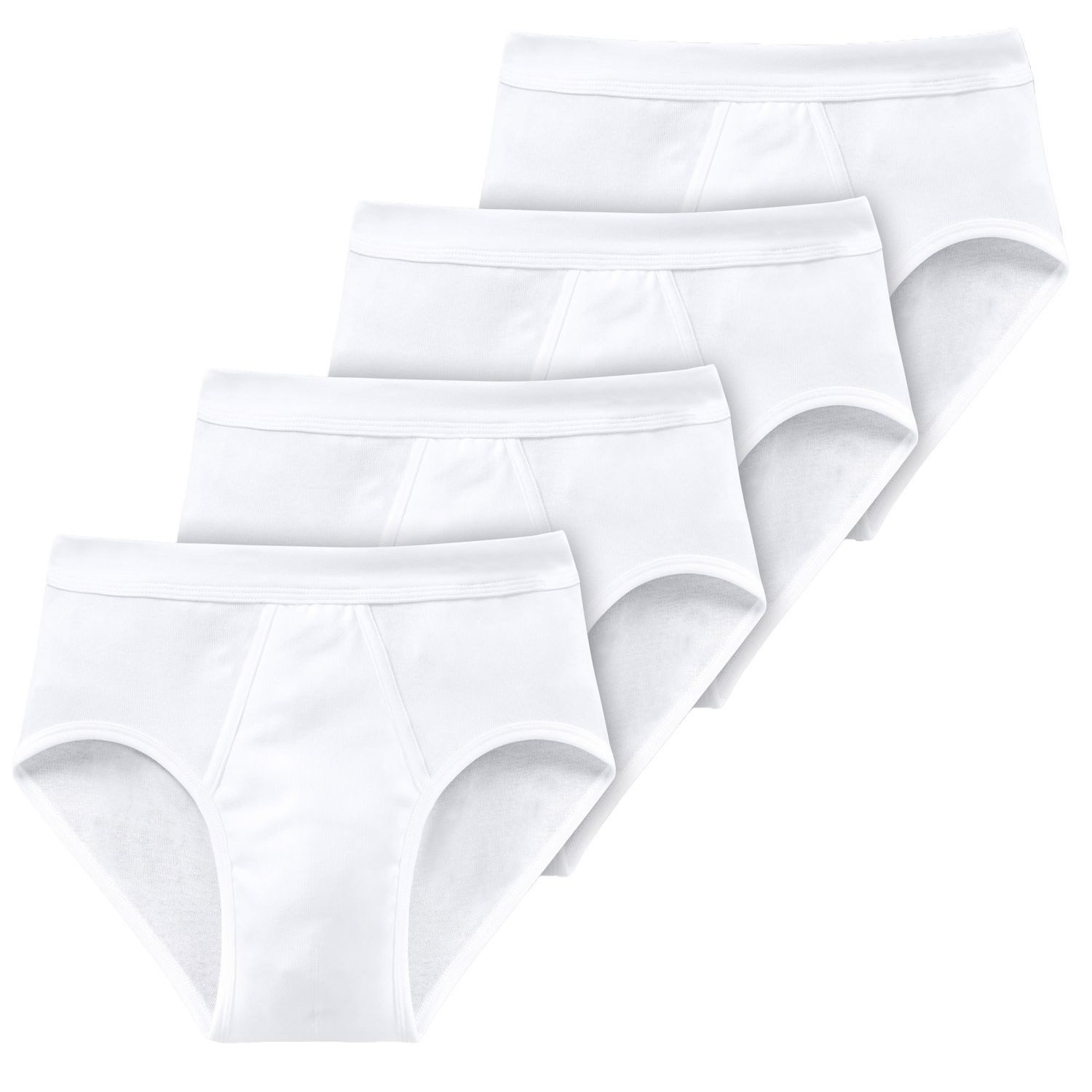 Schiesser Slip Essentials (4-St) mit Eingriff, günstig online kaufen
